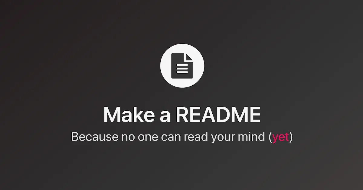 README-Driven Development: Designing Your Library's API with a User Focus